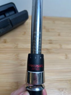 Husky 3/8” Drive Click Torque Wrench with Case