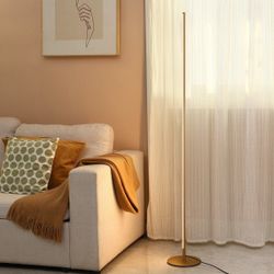 New DEWENWILS Floor lamp, 1100Lumen Modern Dimmable Corner Floor Lamp with 3000K Warm Light & Foot Switch, 57.5" Tall Standing Lamp for Living Room, B
