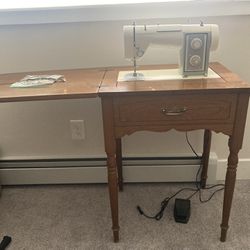 Vintage Sears Kenmore Sewing Machine Table