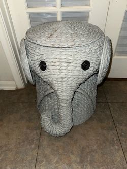 Elephant Kids Hamper Laundry Basket
