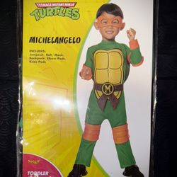 Nickelodeon - Spirit Halloween TMNT Michelangelo Toddler Costume (Size 5-6T) Ninja Turtles - Mikey 