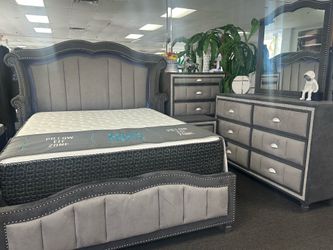 Amazing Offer‼️Gorgeous Grey 5pc Bedroom Set $999