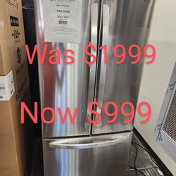 30 W LG French Door Stainless Steal with Ice Maker