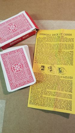 Svengali deck of cards - trick cards