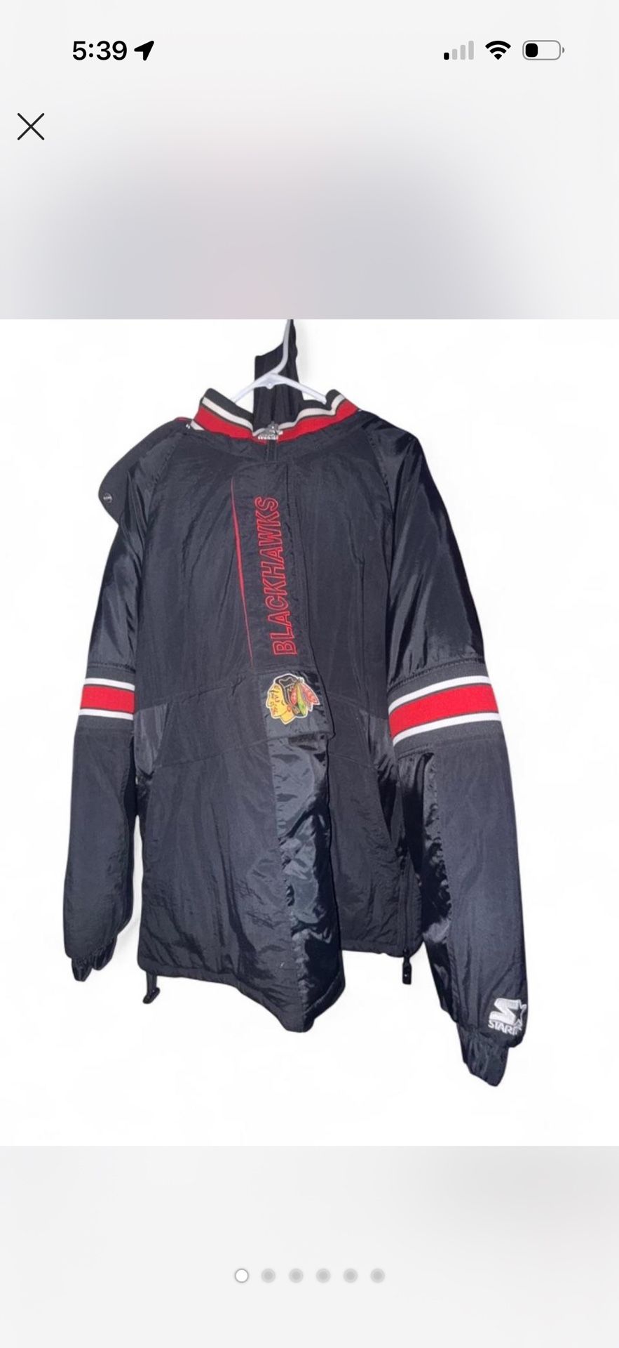 Vinatage Chicago Blackhawks Starter jacket