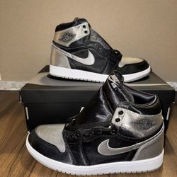 Air Jordan 1 Retro High OG Black/Medium Grey/White – Size 10 Women’s – New in Box