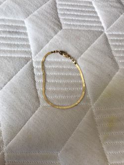14k Herringbone Bracelet
