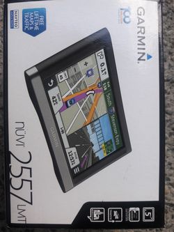 Garmin nuvi2557 navigation.