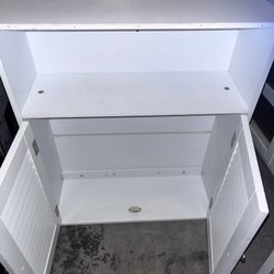 White Storage Cabinet / Console – $40