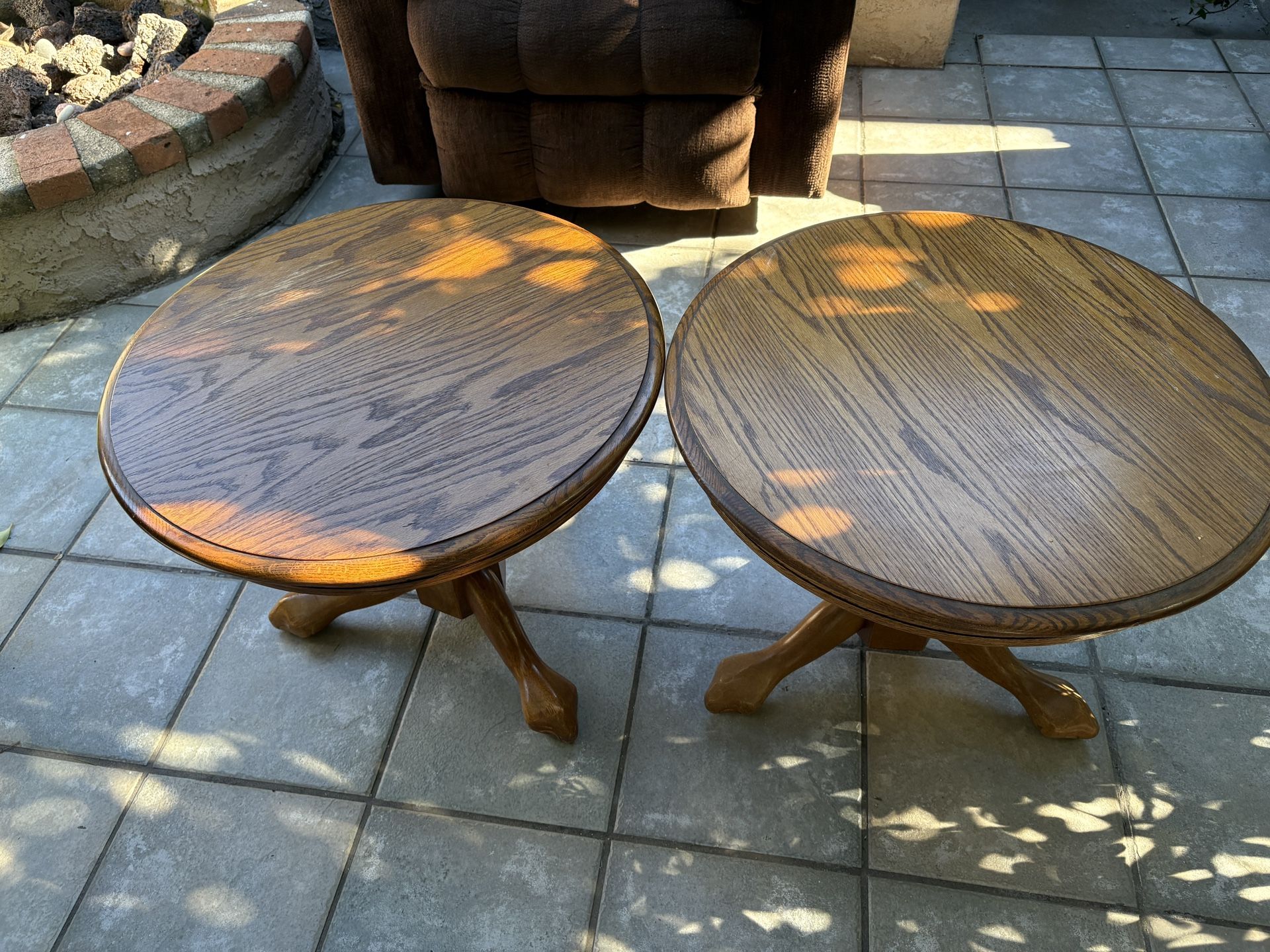 FREE Light Brown End Tables Needs To Go Asap