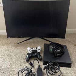 Msi G32 series Curved Monitor & PS4 Slim Console