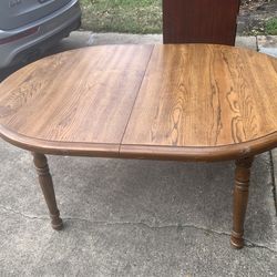 ALL ITEMS ARE FREE: large bookshelf, dining room table and lamps