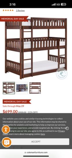 Trio Bunk Bed