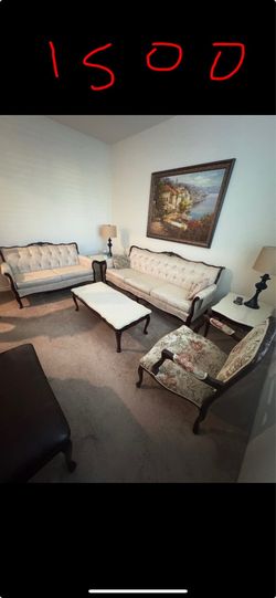 Wood Trim Sofa