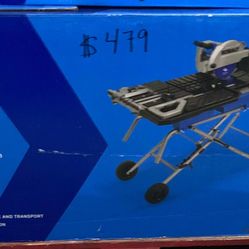 Kobalt 10in Folding Wet Tile Saw With Stand