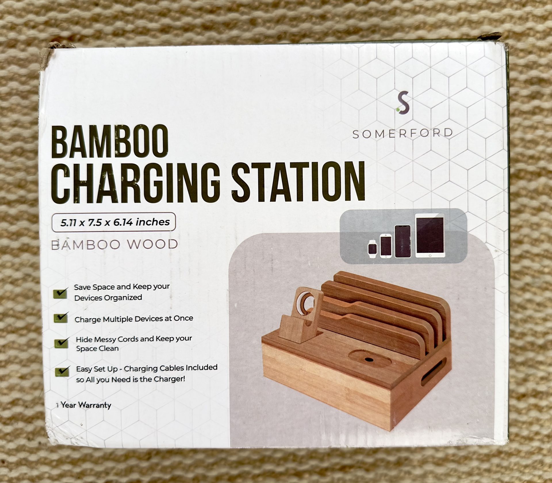 Bamboo Charging Station