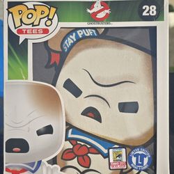 Funko Pop Tee's 2015 SDCC Ghostbusters Stay Puft Marshmallow Man Size 