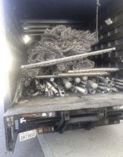 Scrap metal pick up