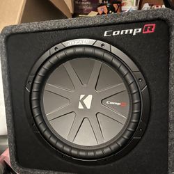 Kicker Comp R 10inch Subwoofer With Case