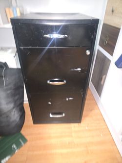 Used metal file cabinet