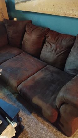 Brown couch