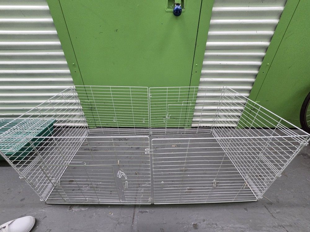 Used Open Top Rabbit Cage