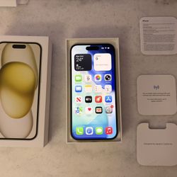 iPhone 15 - 256gb - Yellow - Very Good Condition With Original Box