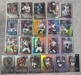 2025 Topps chrome NFL lot