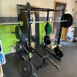 Weight Rack, Bar, Weights, Accessories - Compete System