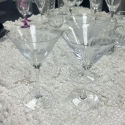 Martini Glasses From France