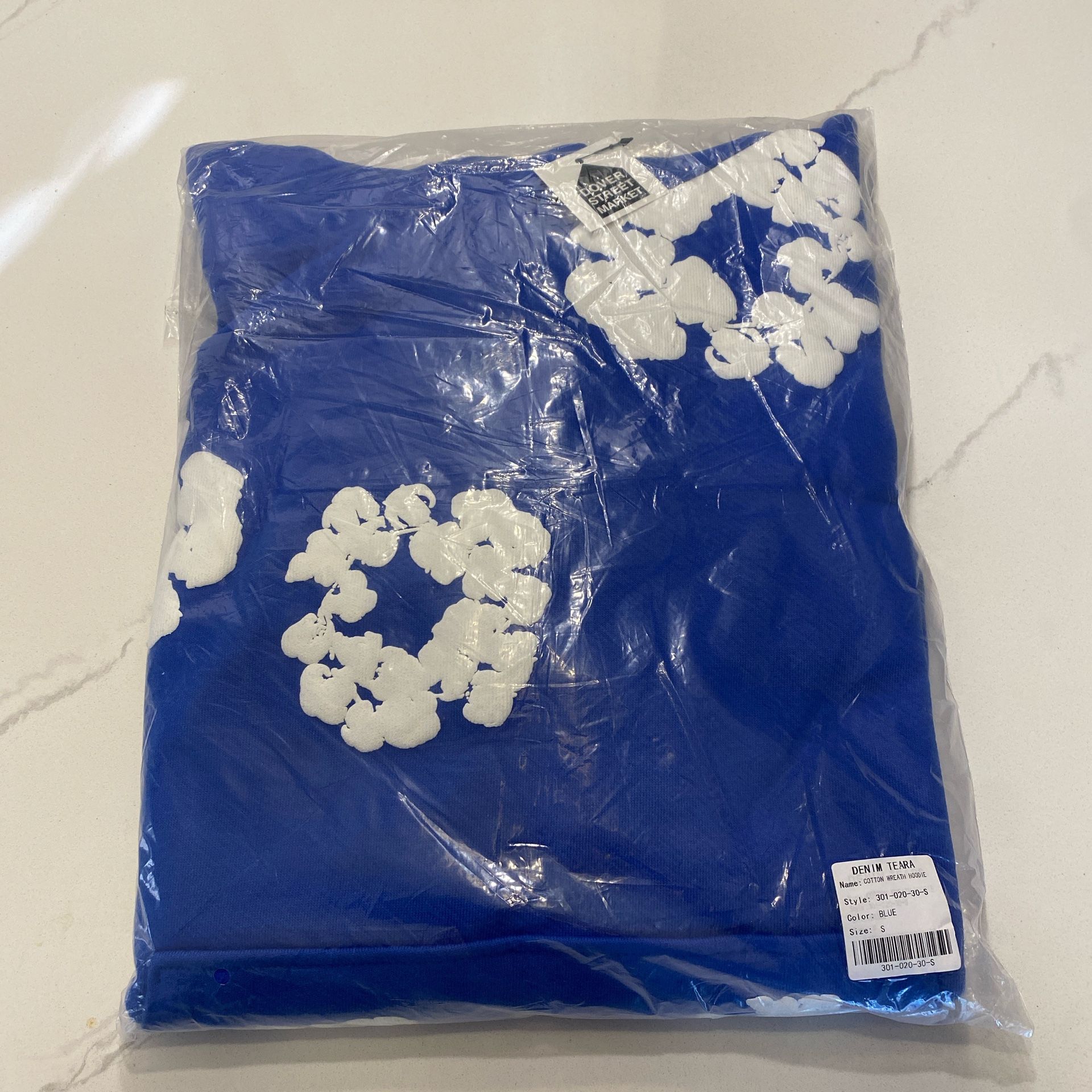 Denim tear hoodie blue size small,All Products : American Fashion Style Bags On Sale