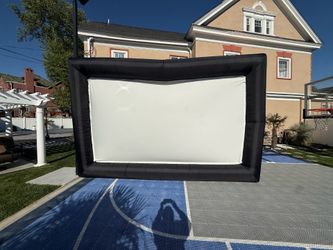 Projector screen outdoor