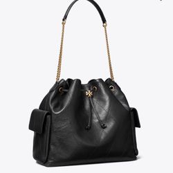 Tory Burch Large Charlie Drawstring 