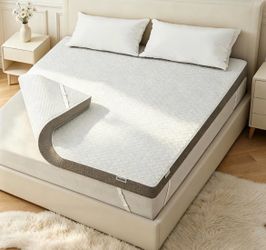 3 Inch Gel Memory Foam Mattress Topper Twin XL Size (38 x 80 Inch), Cooling Bed Topper & Soft Mattress Pad, High Density Foam with Tencel Cover for Ba