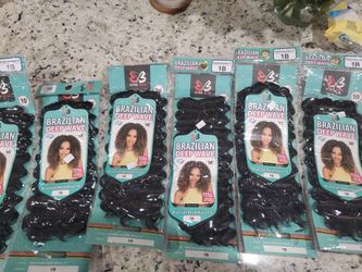 Brazilian Deep Wave Hair 1B