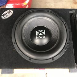 NVX 12 inch Subwoofer with Ported Box