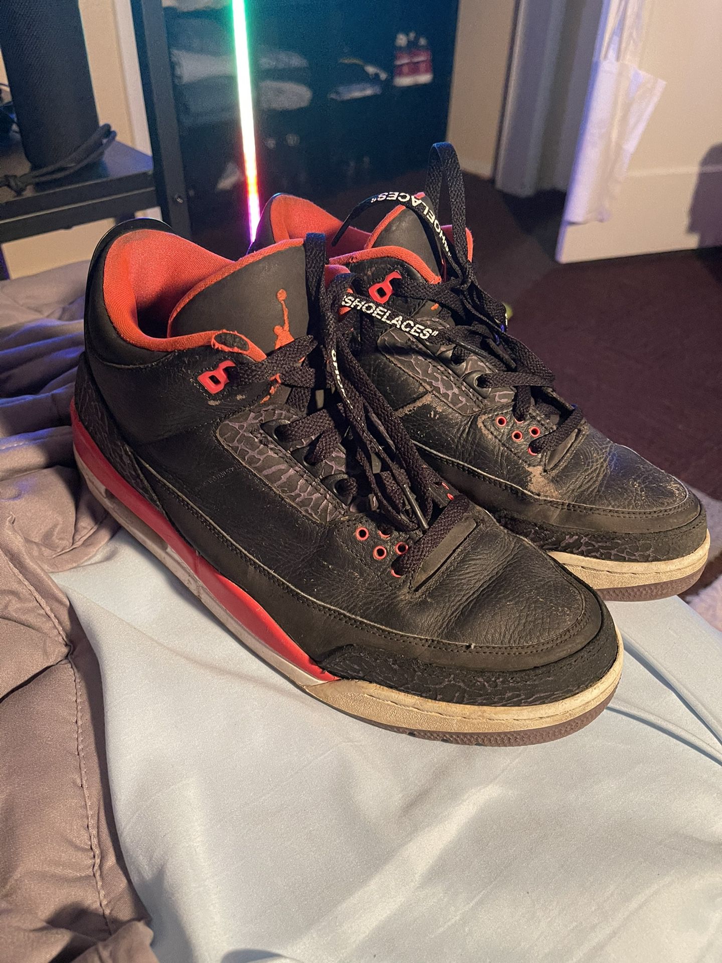 Jordan 3 Retro Crimson Size 12 