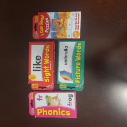 TK, K, First Grade Reading Flashcards 