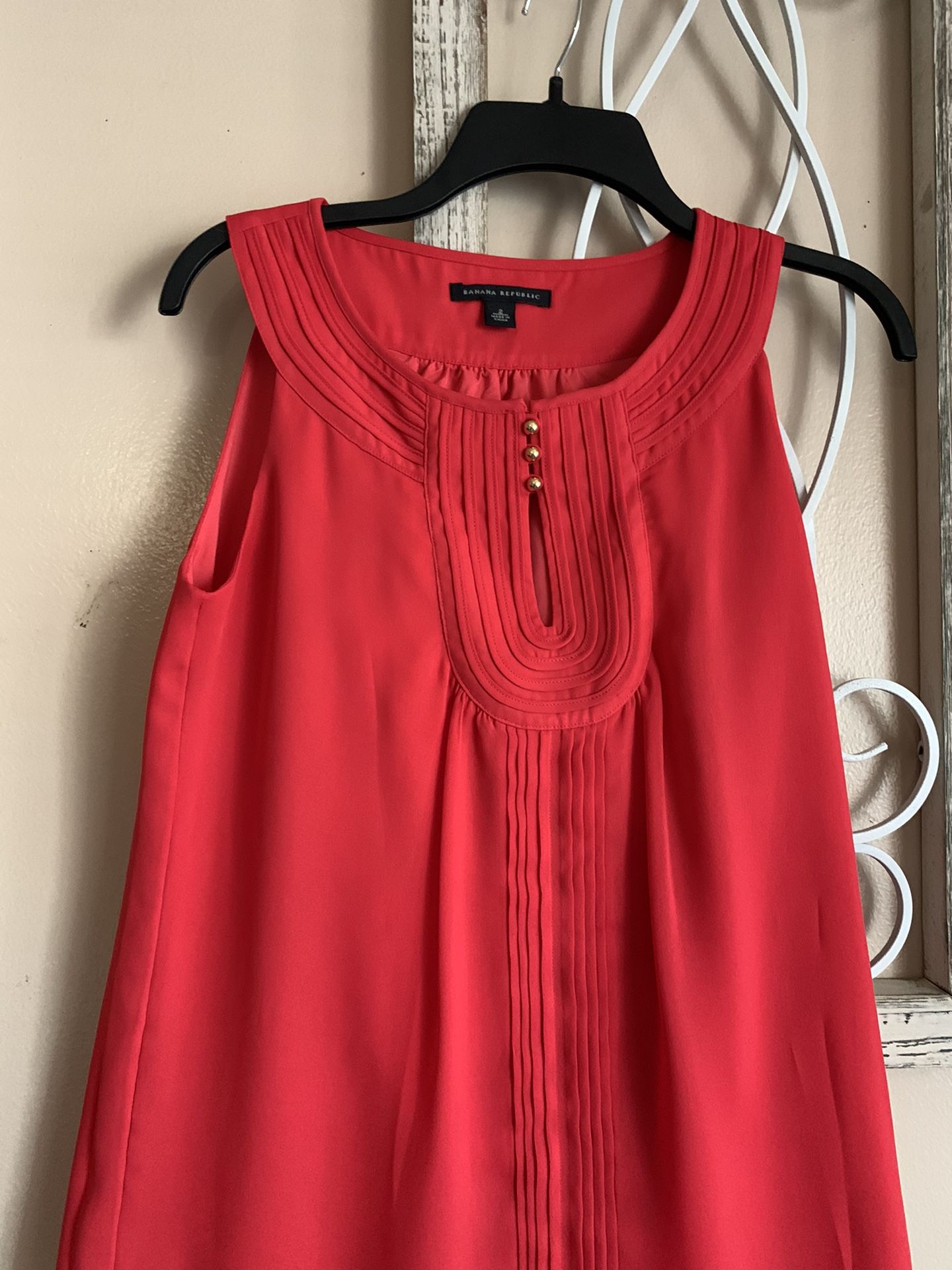 Two Sleeveless Blouses Size 2