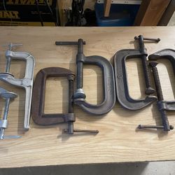C Clamps  Lot of 7