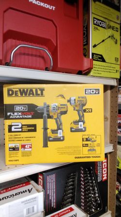 DEWALT 20V MAX FLEX VOLT ADVANTAGE 2 - TOOL COMBO KIT