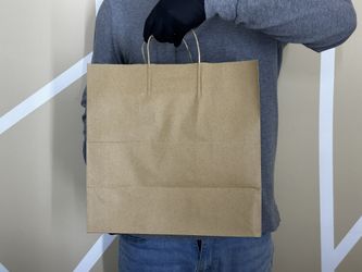 13x7x13 brown paper bags with handle