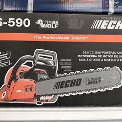 NEW! Echo CS-590 Timber Wolf 20" 59.8cc Gas Chainsaw