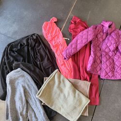 Winter Clothes Bundle — Coat, Blazer, Sweaters & Scarves