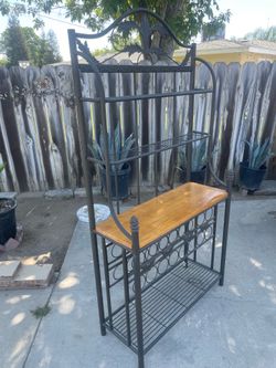 Microwave kitchen rack