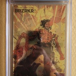 Brzrkr 1 (CGC 9.8) NM/MT 
Third (3rd)  print Dan Mora Foil cover