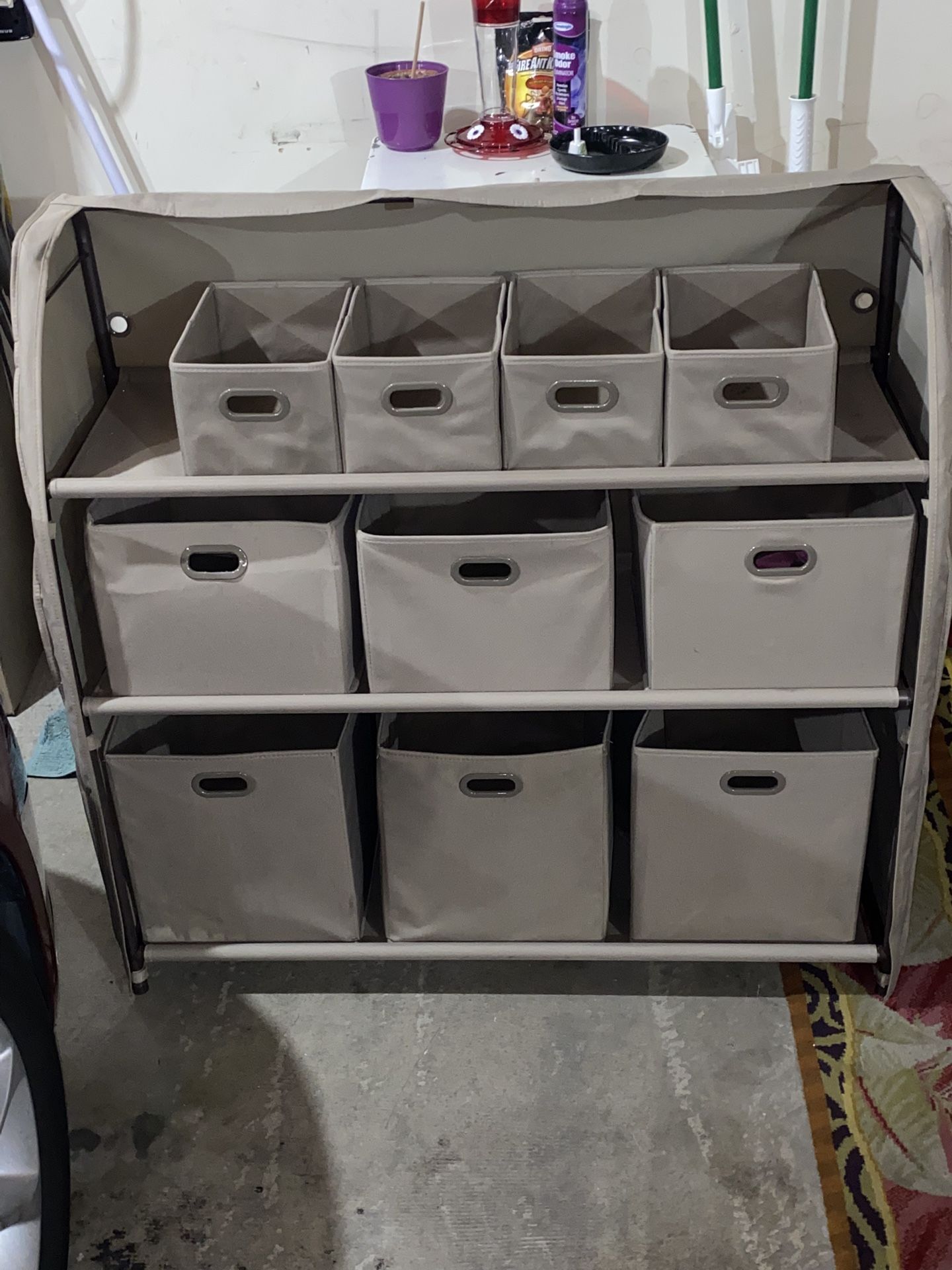 Storage Organizer / Shelf / Rack with Bins