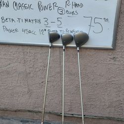 Golf clubs