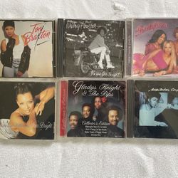 Lot Of (6) Female R&B/ Soul CDs