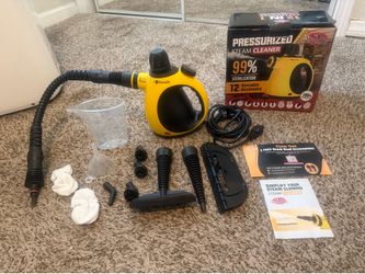 Steamify Pressurized Steam Cleaner + 12 Accessories